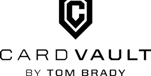 CardVault by Tom Brady black text logo.