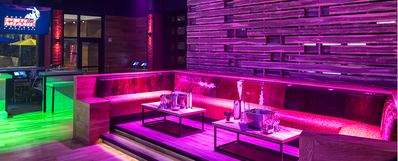 Image of seating at PBR Miami.