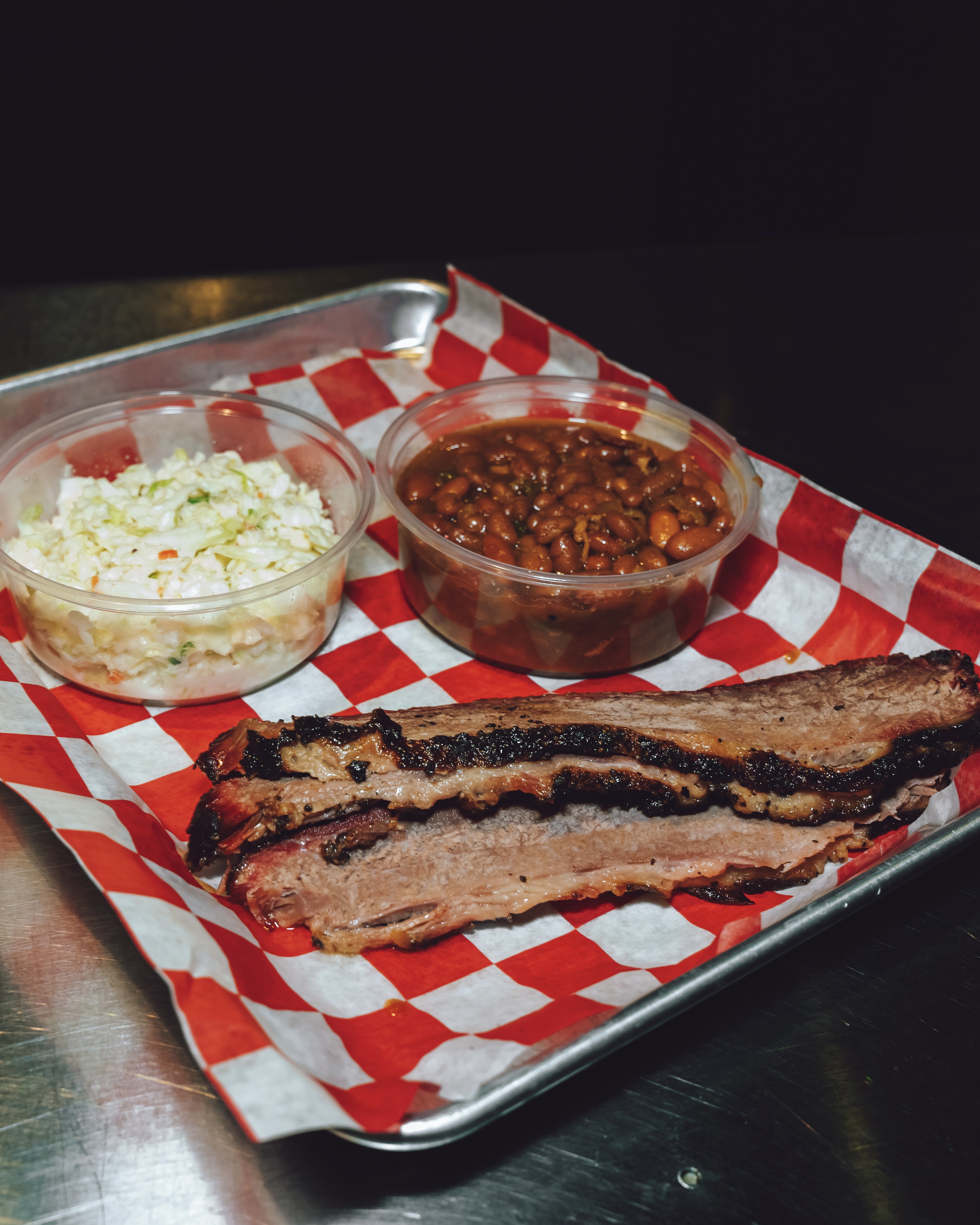 Guy Fieri's mSmokehouse BBQ with sides 