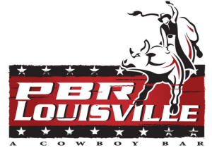 PBR website logo with a cowboy riding a bull
