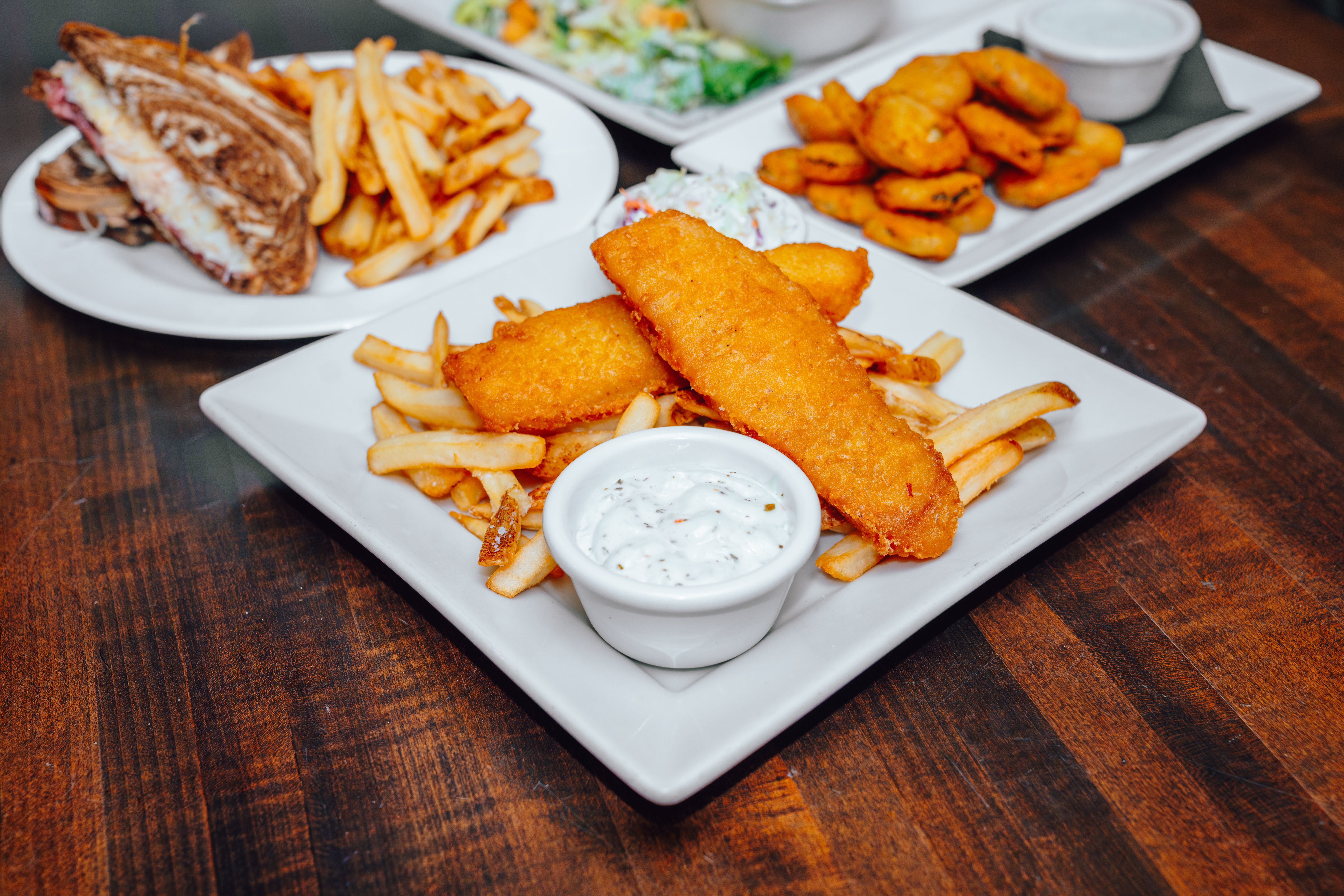 An image of fish and chips.