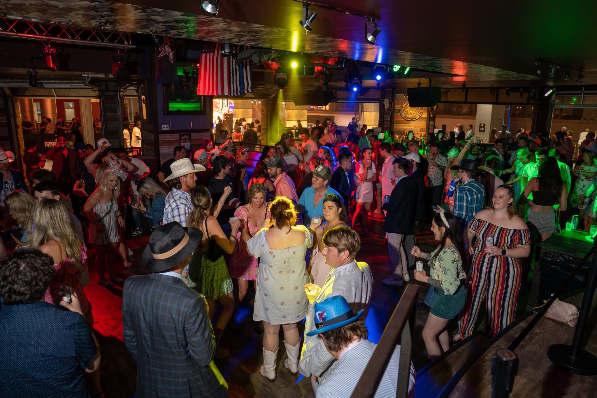 An image from Derby night at PBR.