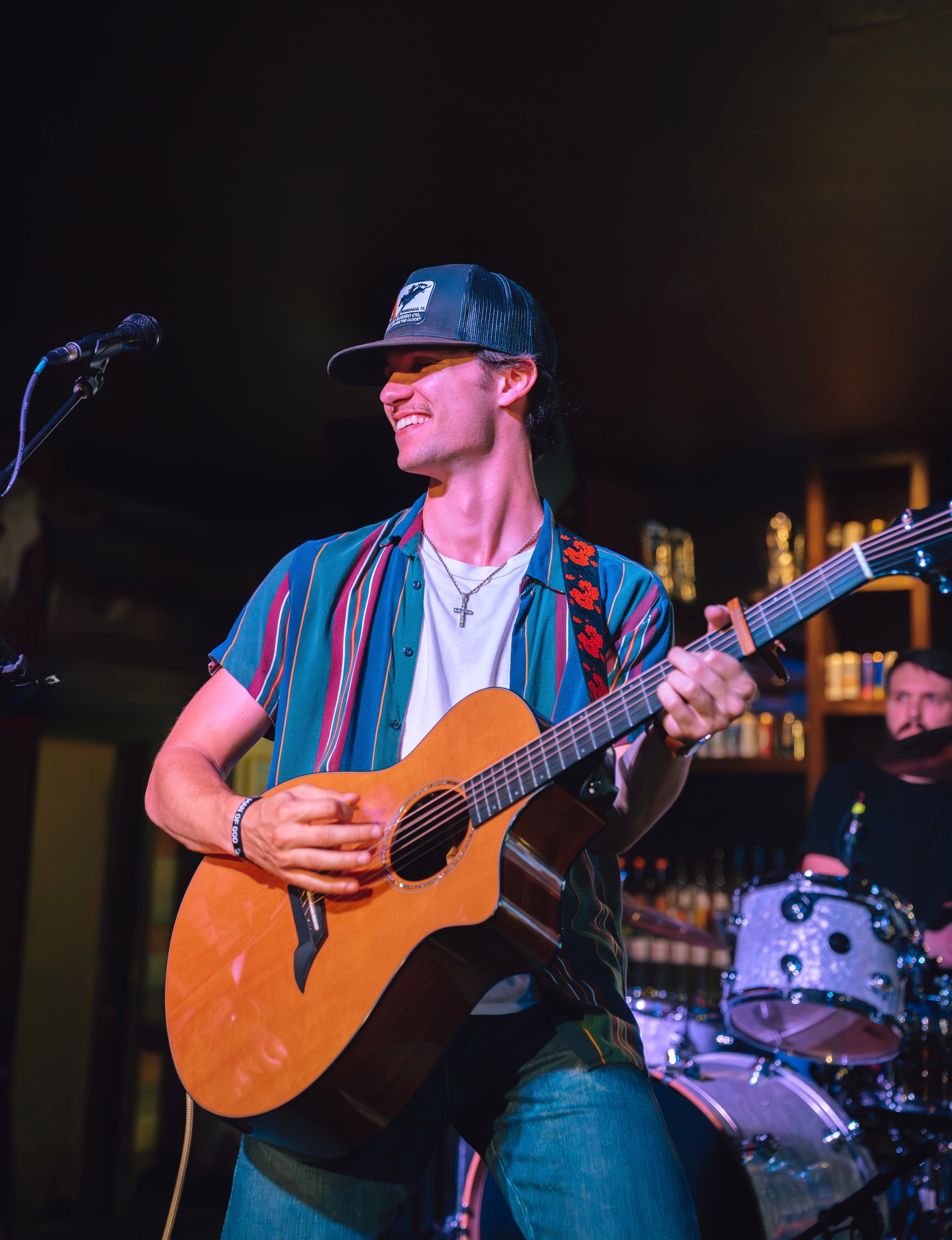 An image of Hunter Jordan performing.