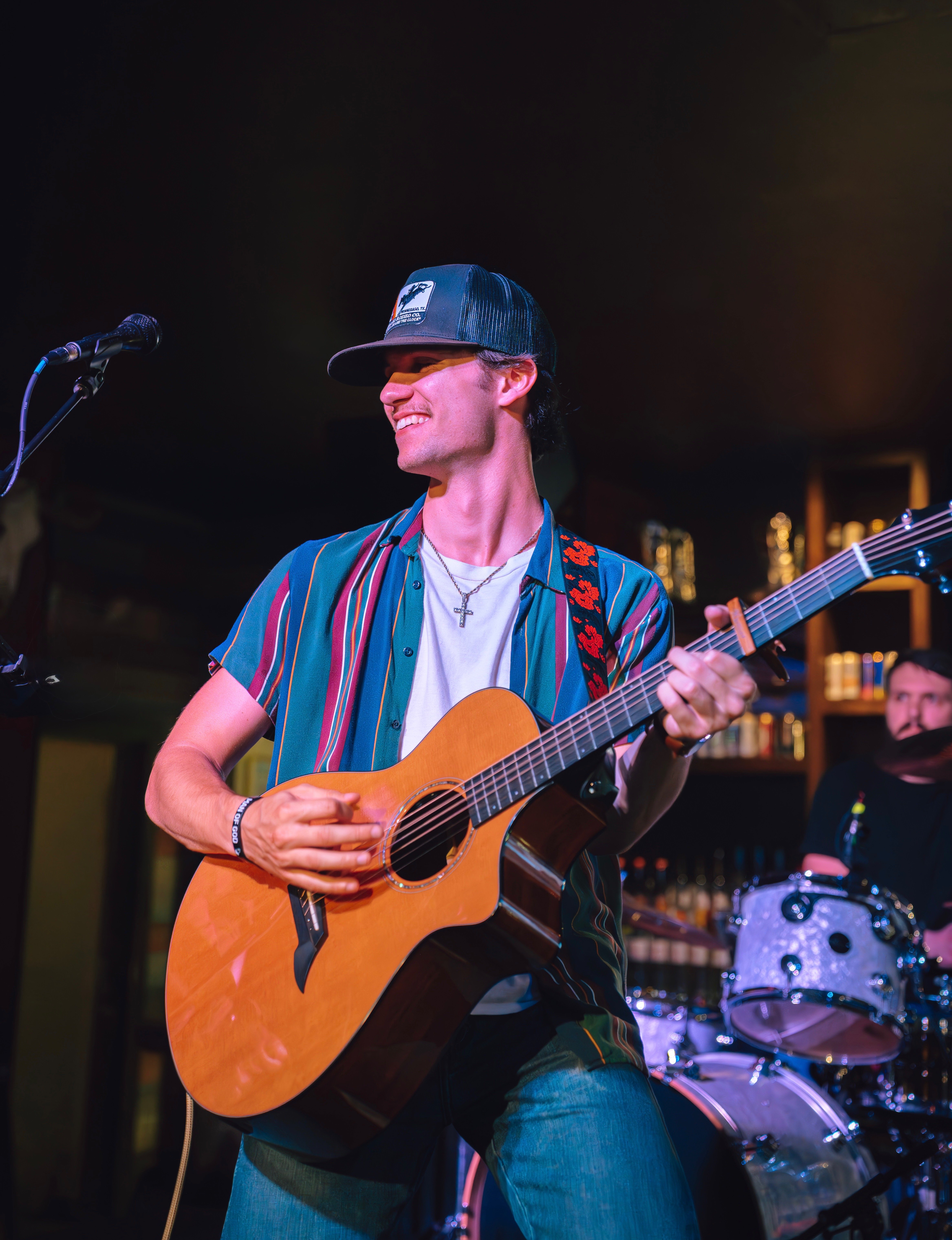 An image of Hunter Jordan performing.