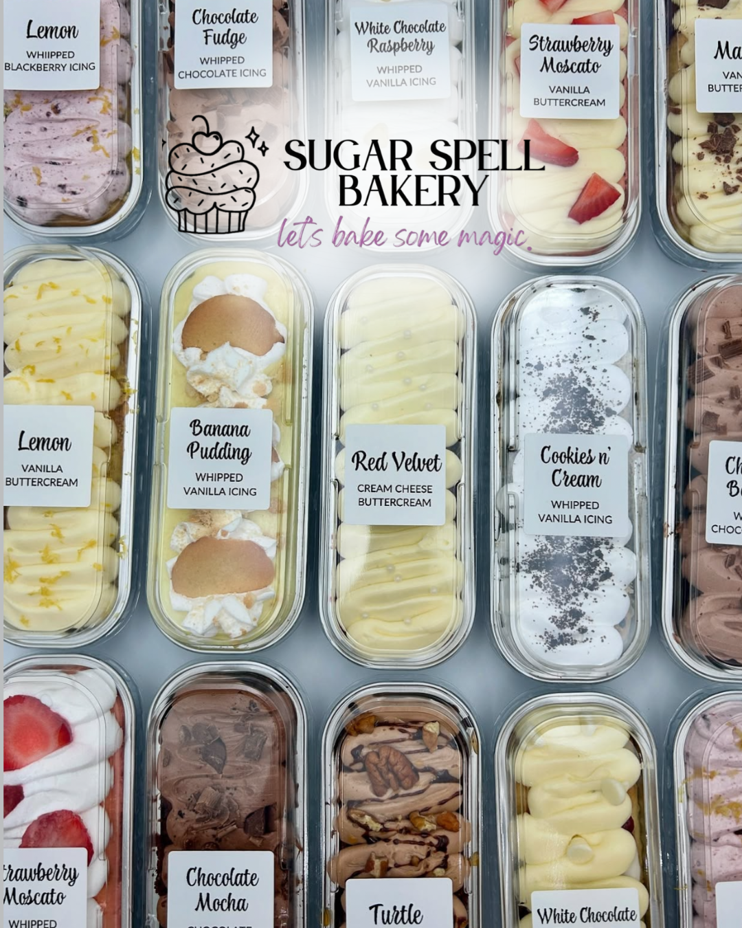 An image of some treats from Sugar Spell Bakery.