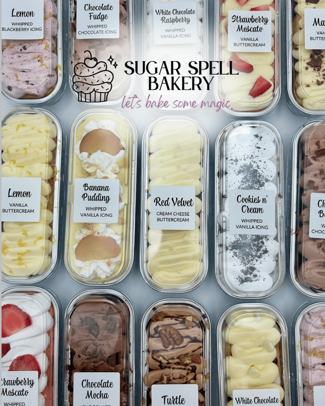 An image of some treats from Sugar Spell Bakery.