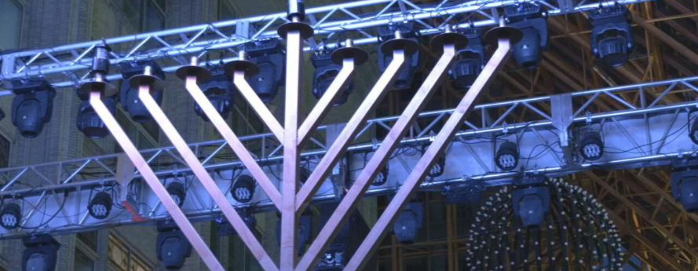 Picture of large Menorah