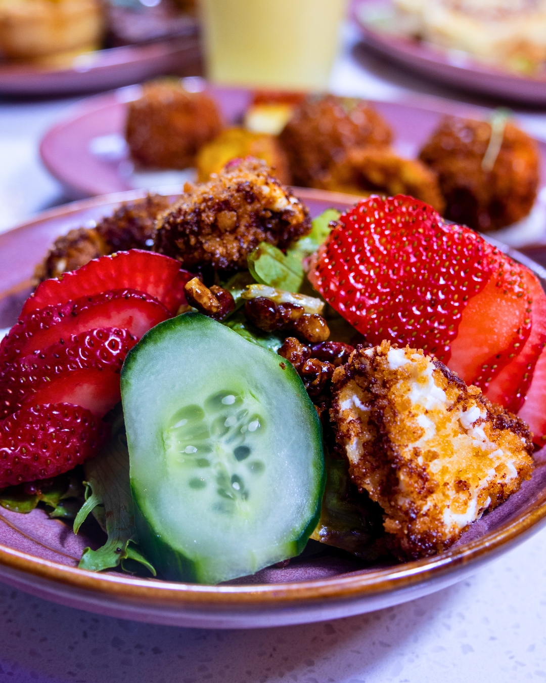 Besos Strawberry Salad. 