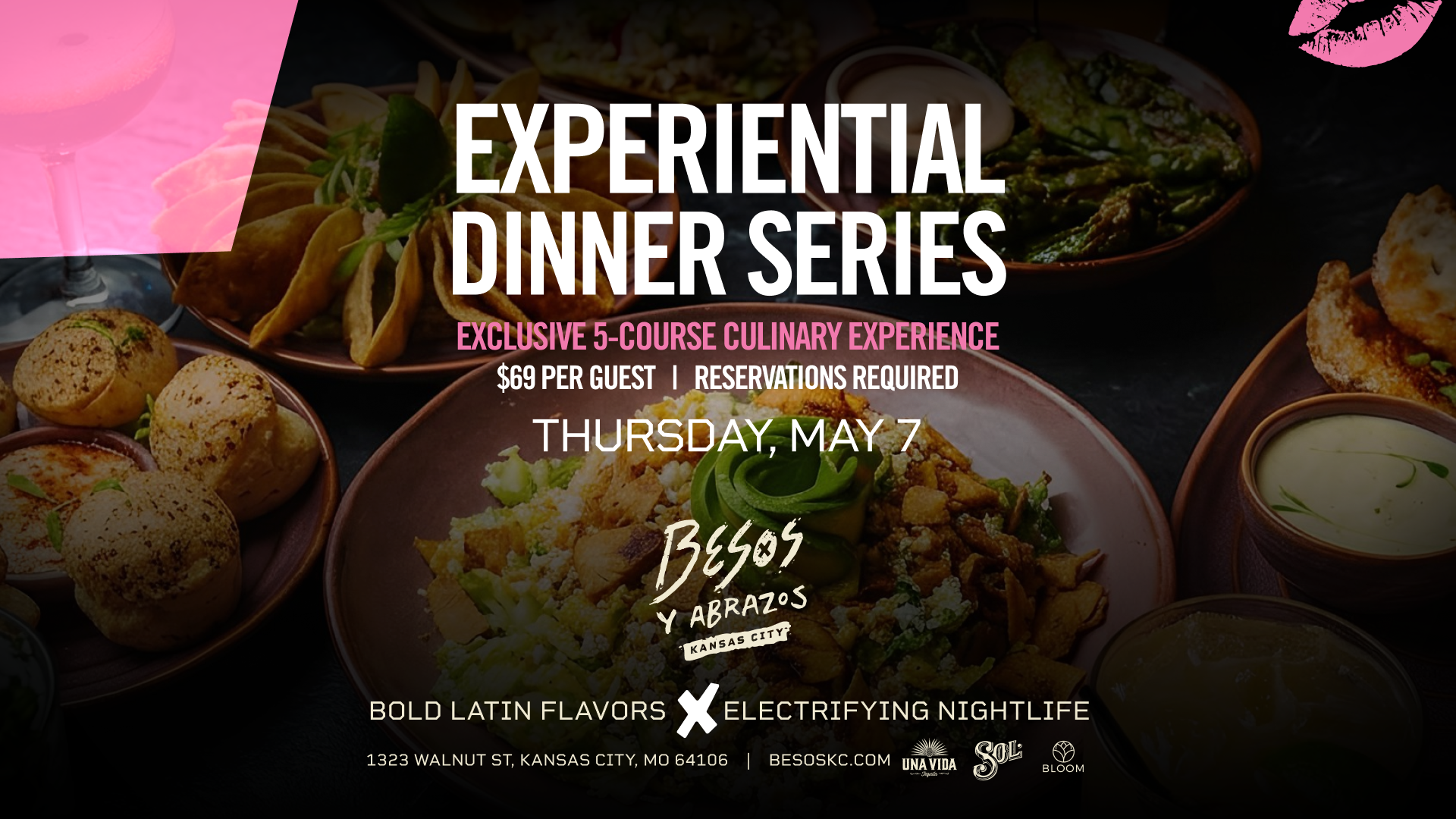 Experiential Dinner Series at Besos y Abrazos. 