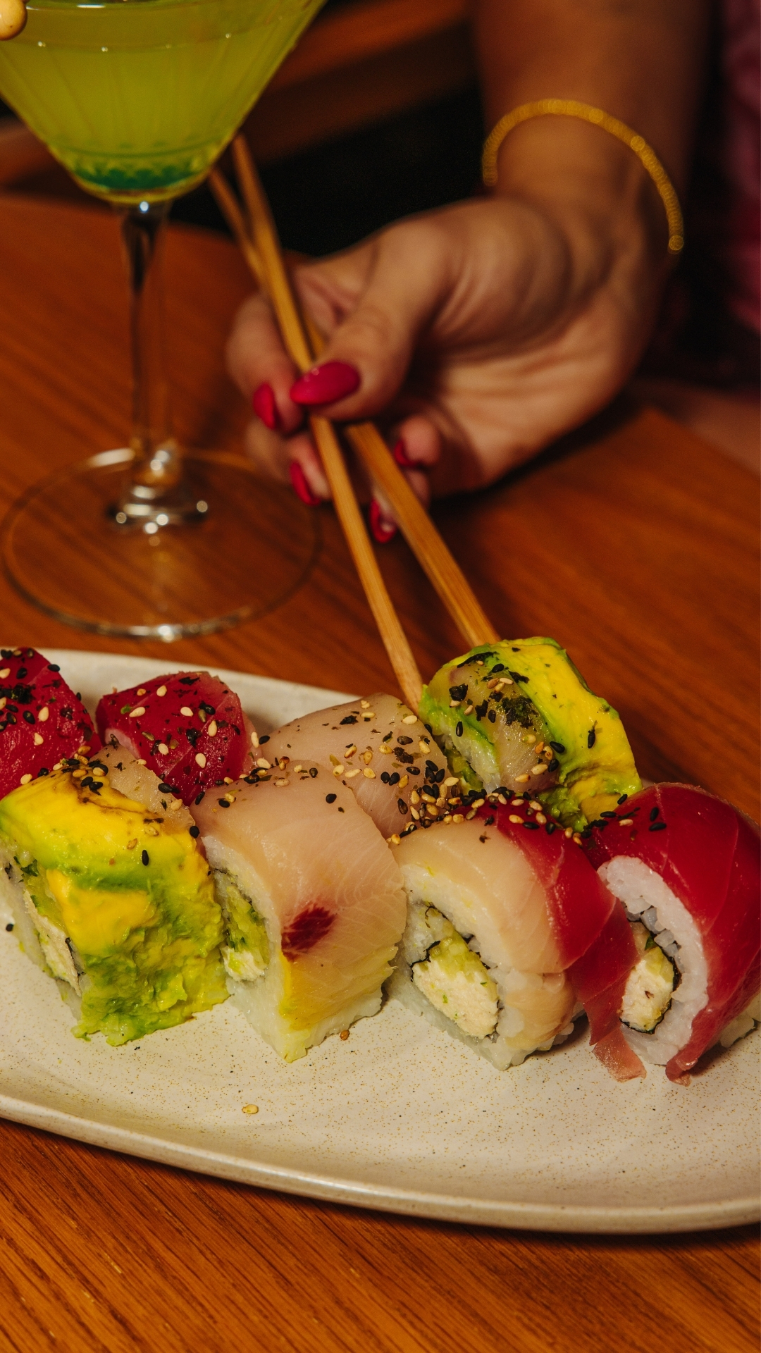 Sushi at Palm Tree Club KC.