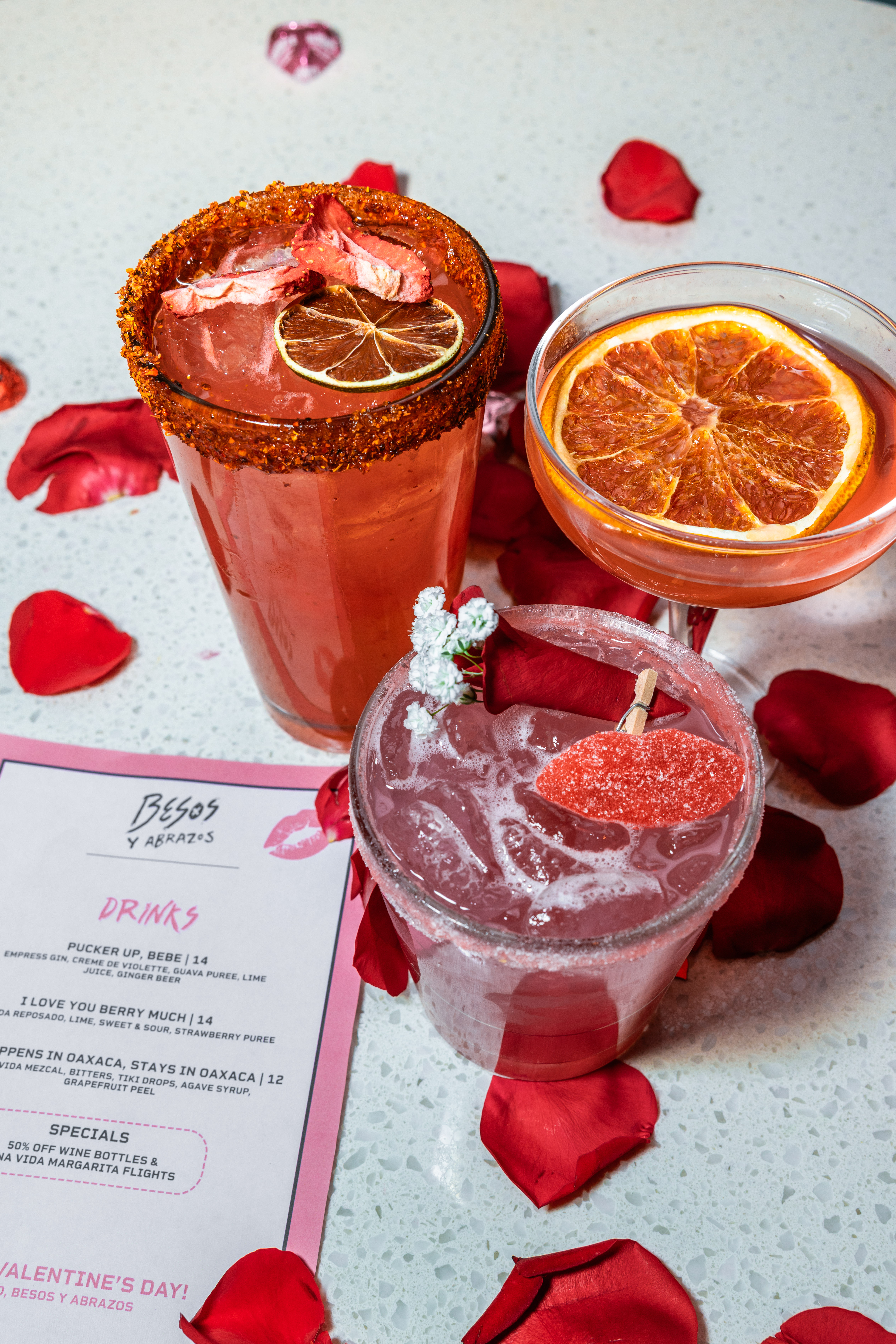 Specialty Valentines Cocktails