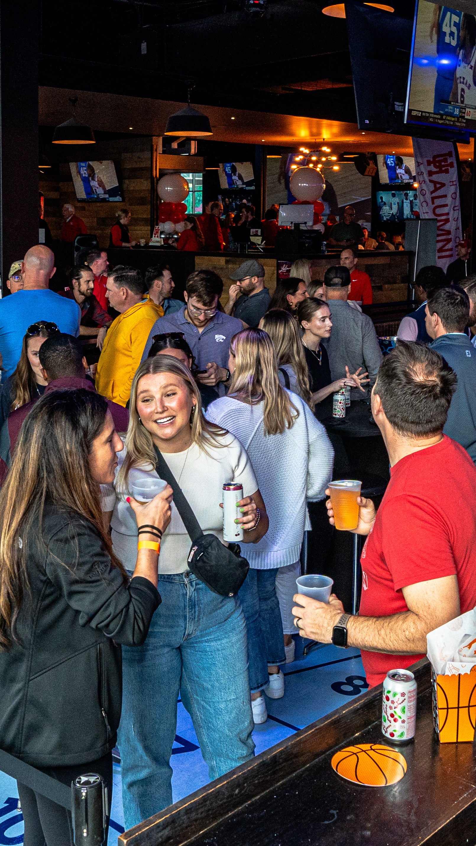 Basketball fans at No Other Pub