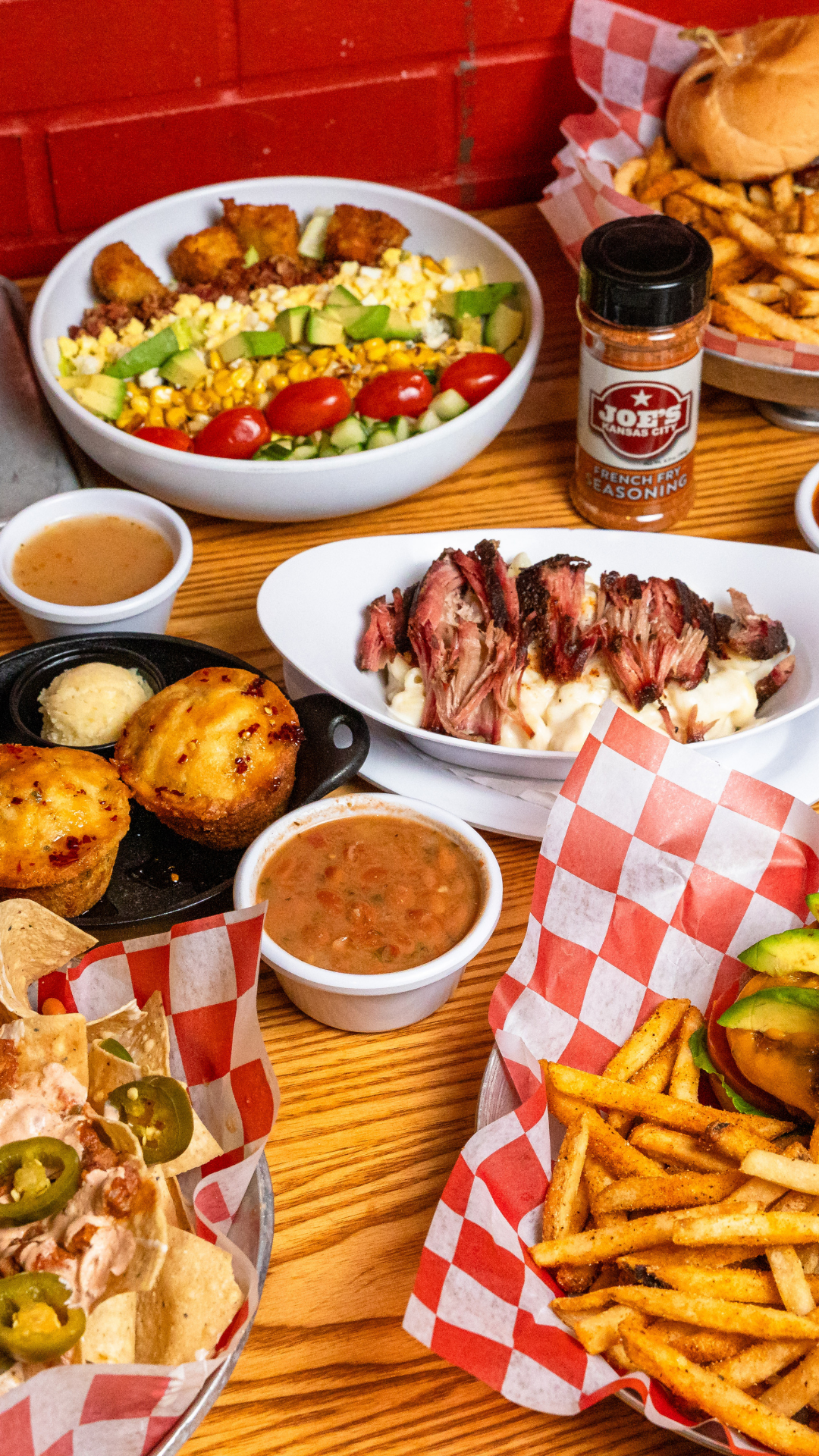 BBQ spread at County Road