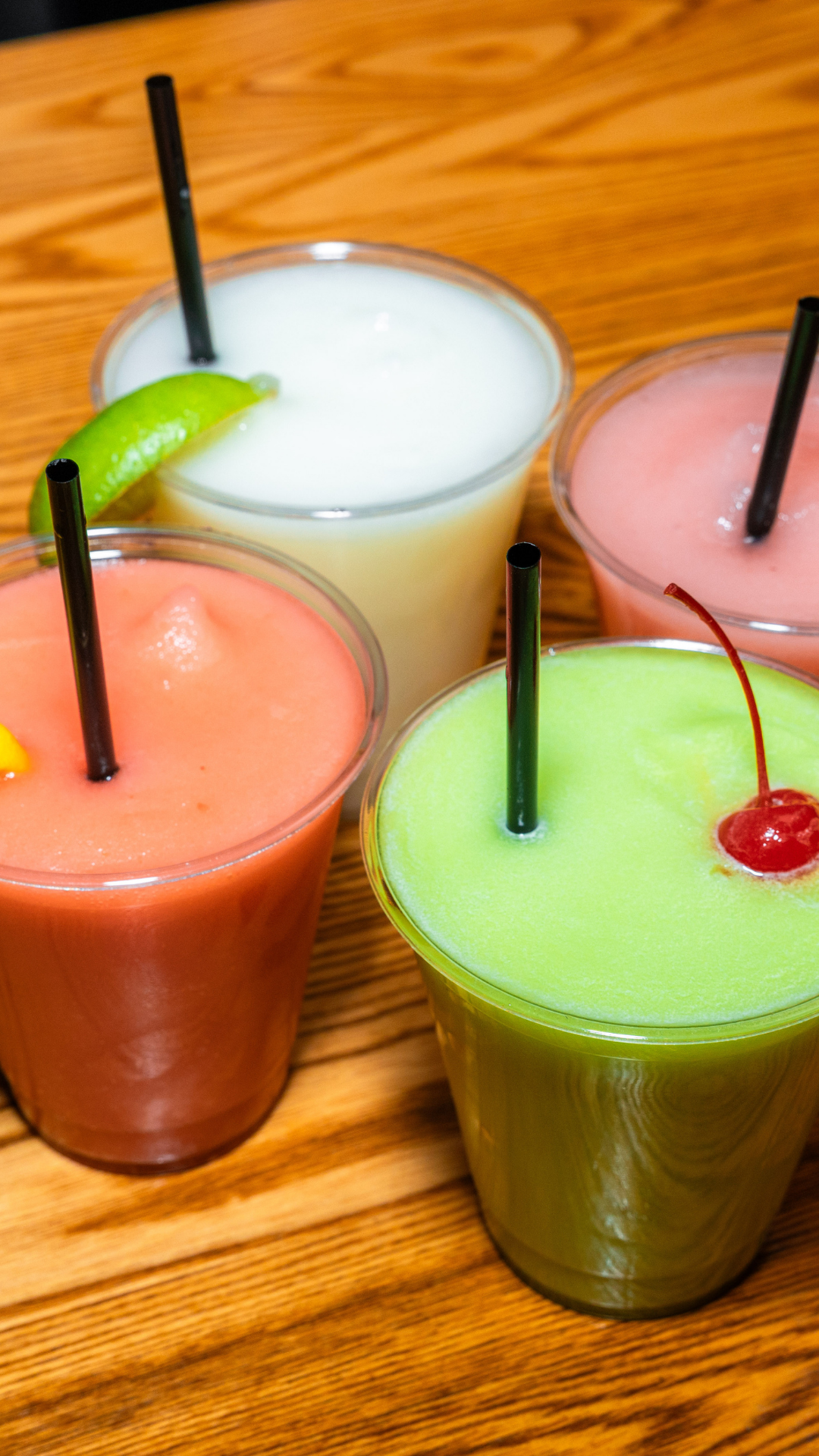 Frozen cocktails at County Road