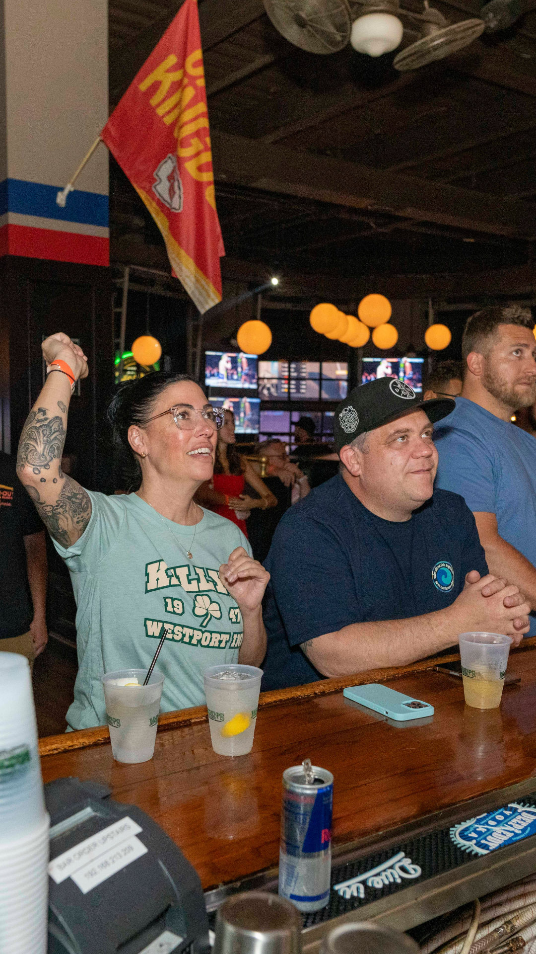 Sports watch at McFadden's