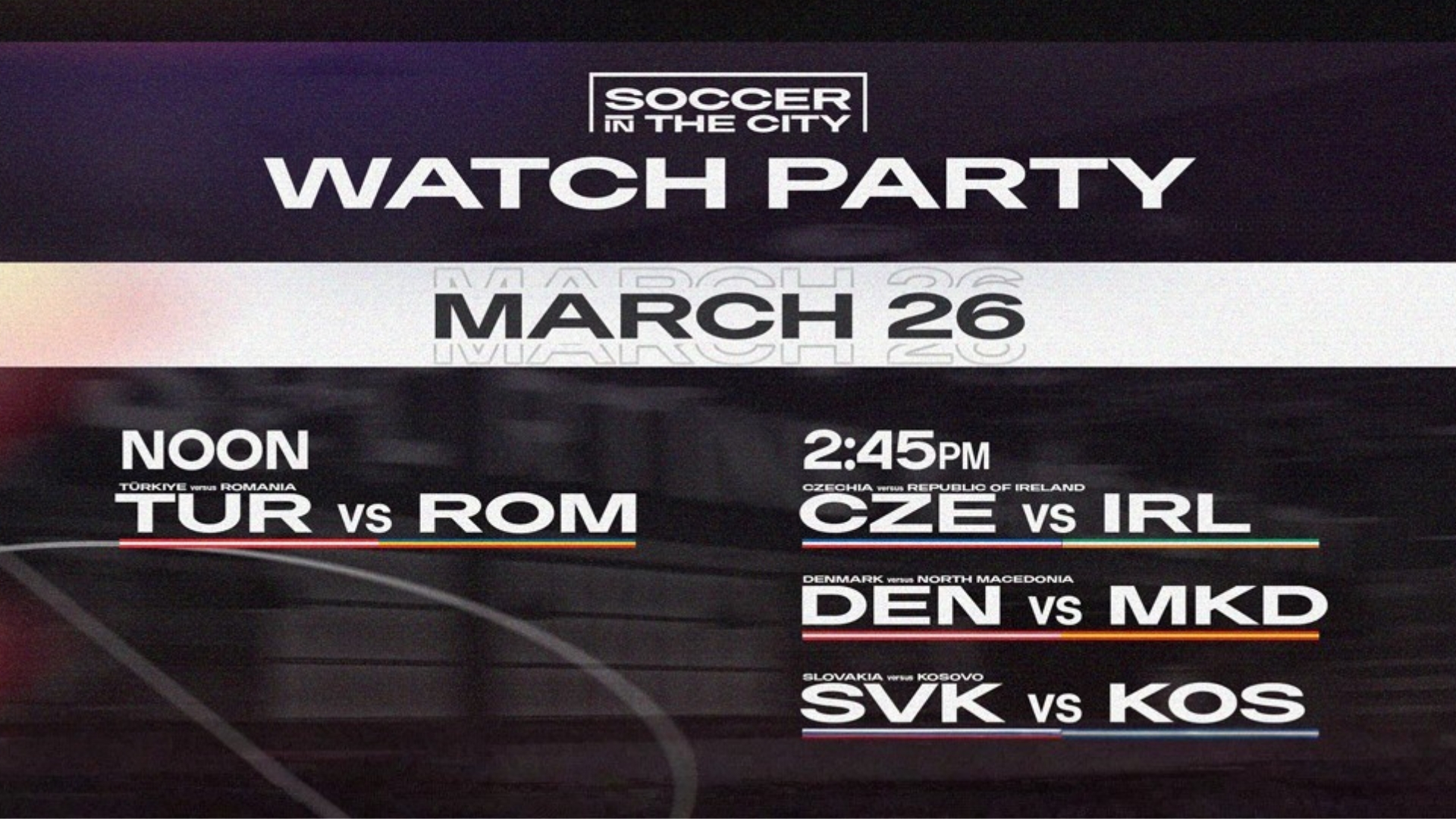 SITC watch party at No Other Pub.