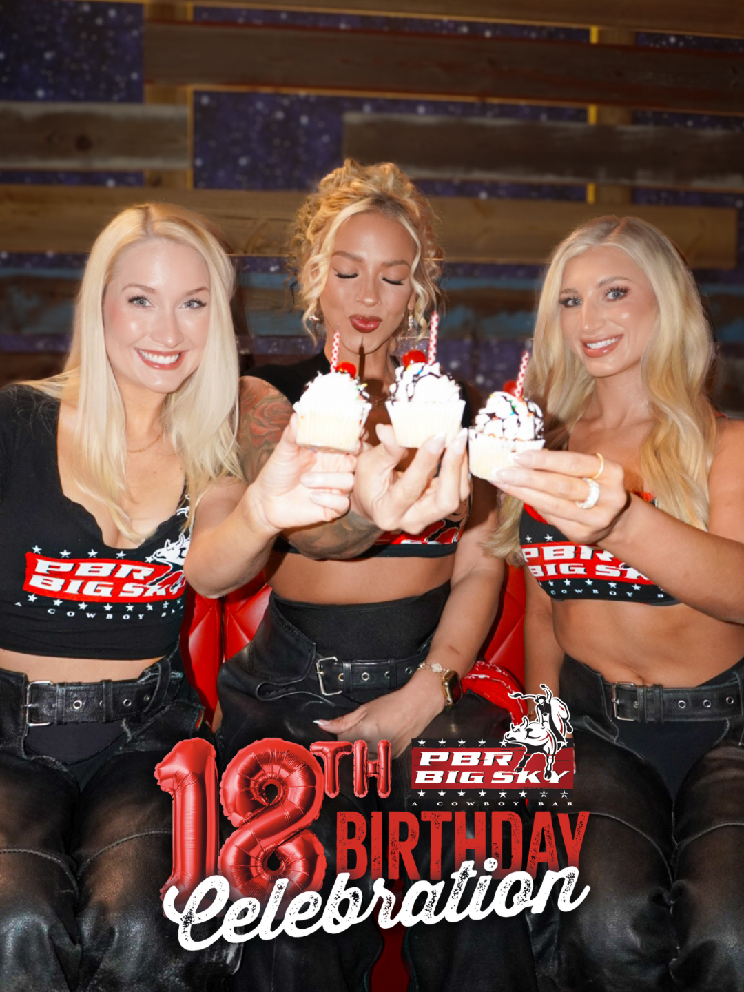 Buckle Bunnies with Cupcakes