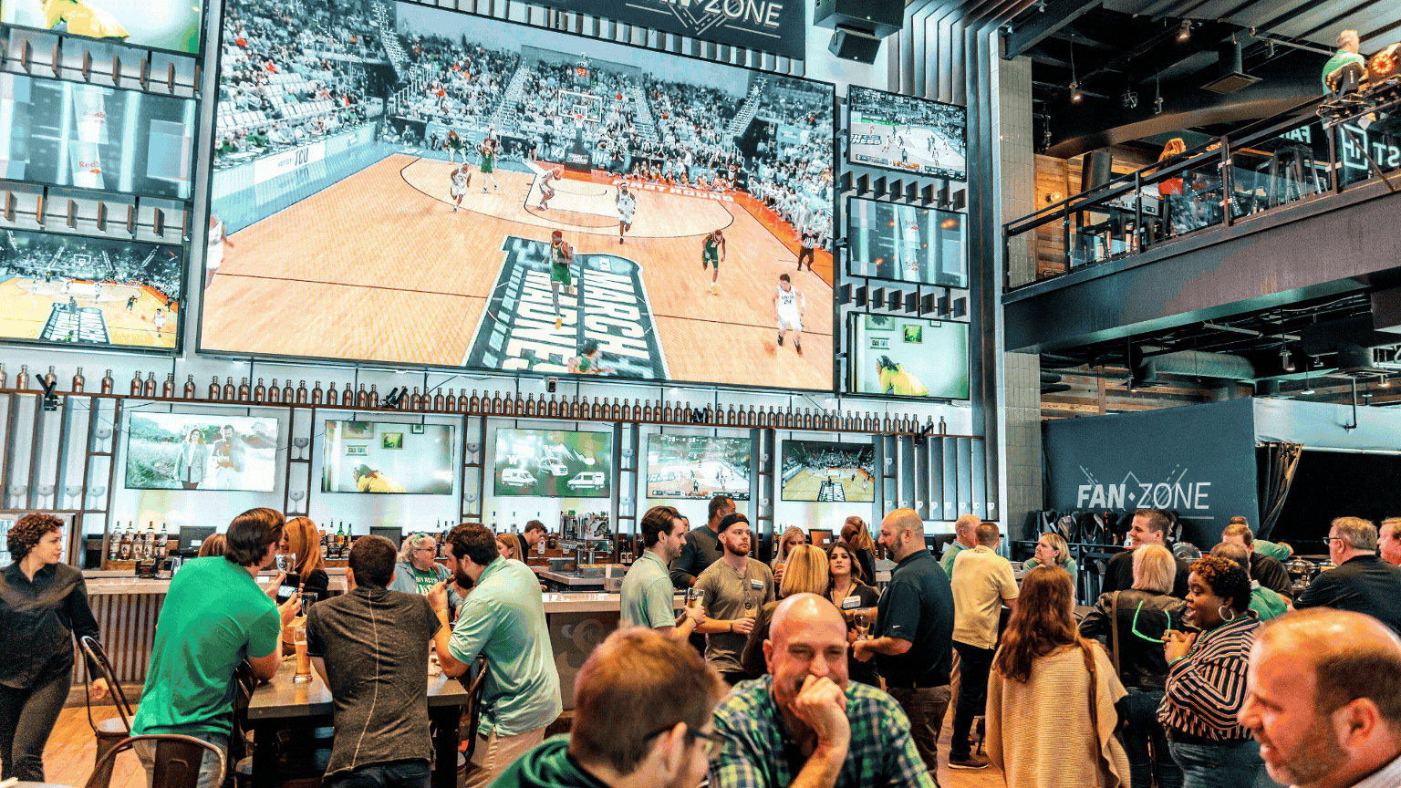 Private Event Setting Rotation in Gif of Crowds