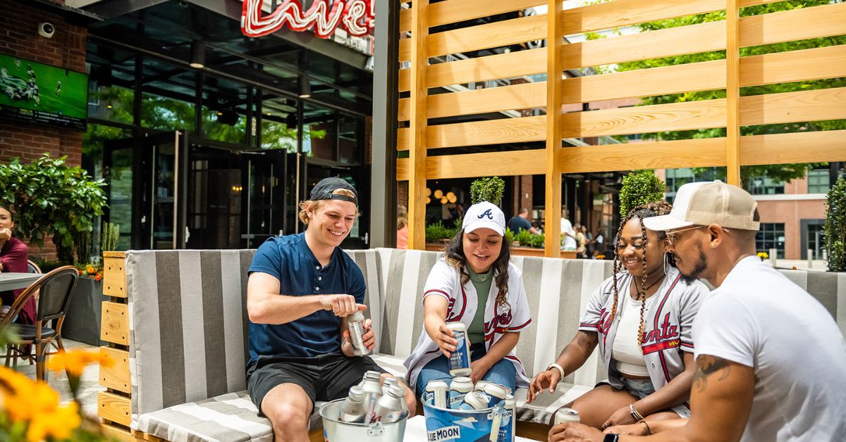 Braves Fan on Tavern Patio