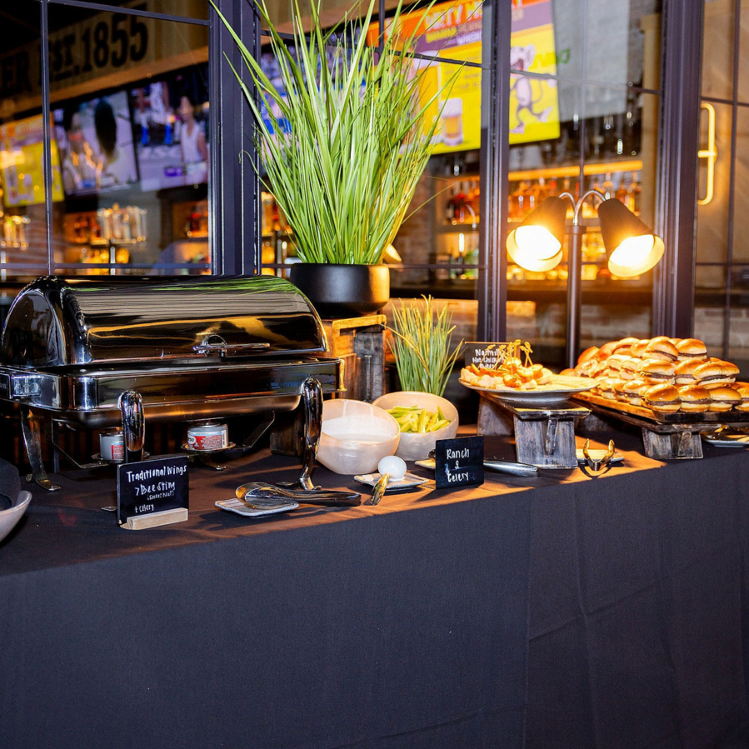 Private Event Food Set Up