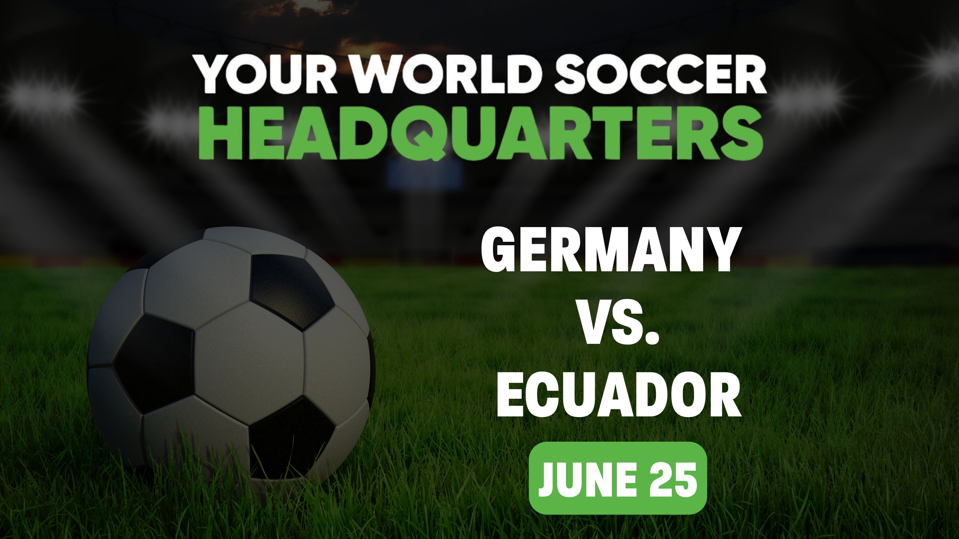 Germany vs. Ecuador