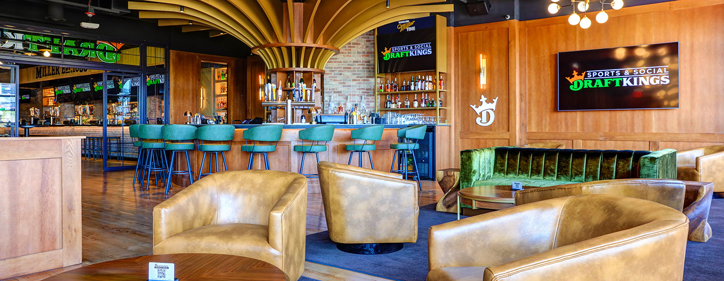 Draft Kings Sports & Social Empty Room