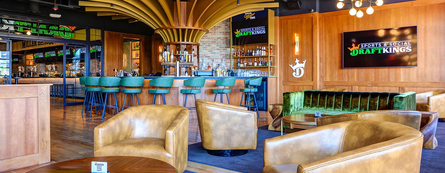 Draft Kings Sports & Social Empty Room