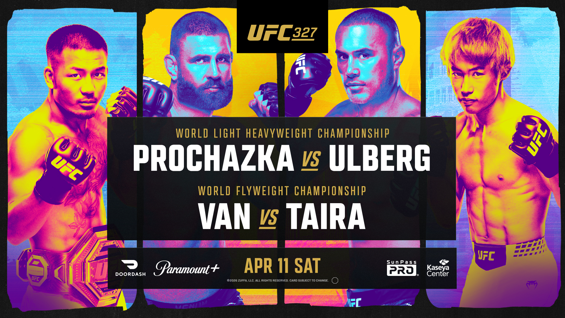 Watch UFC 327 live at Sports & Social Orlando on April 11. Massive screens, full sound, food & drinks, and the ultimate fight-night experience.