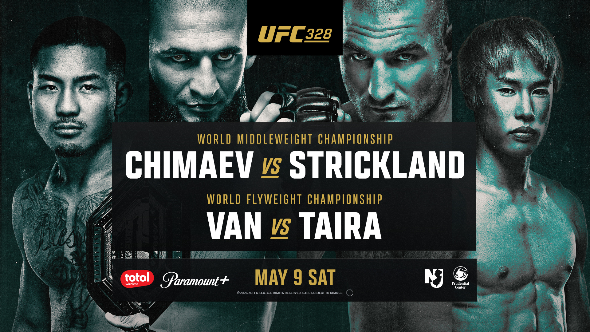 Watch UFC 328 live at Sports & Social Orlando on May 9. Chimaev vs Strickland, massive screens, full sound, and the ultimate fight-night atmosphere.