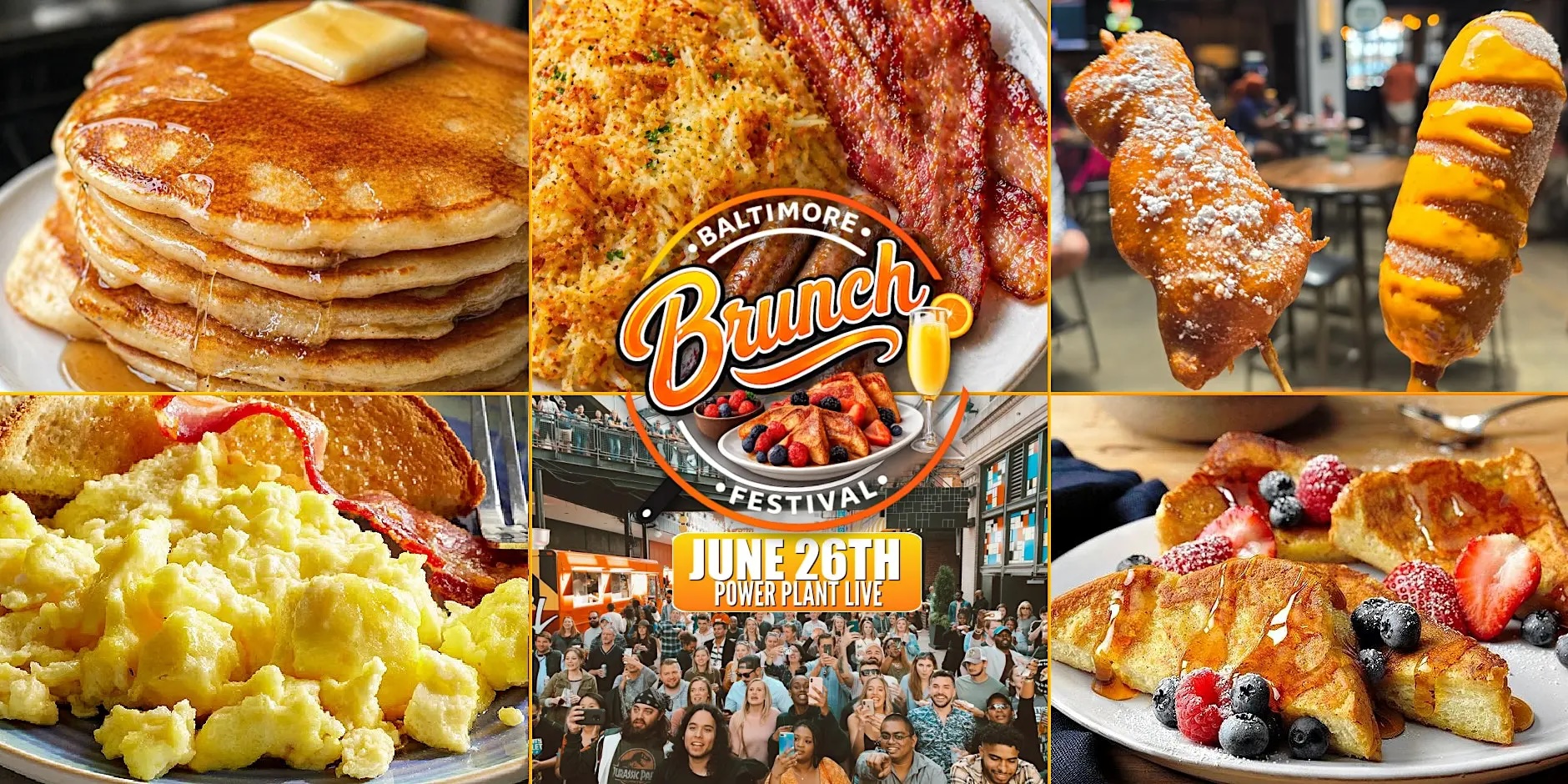 Baltimore Brunch Festival Power Plant Live!