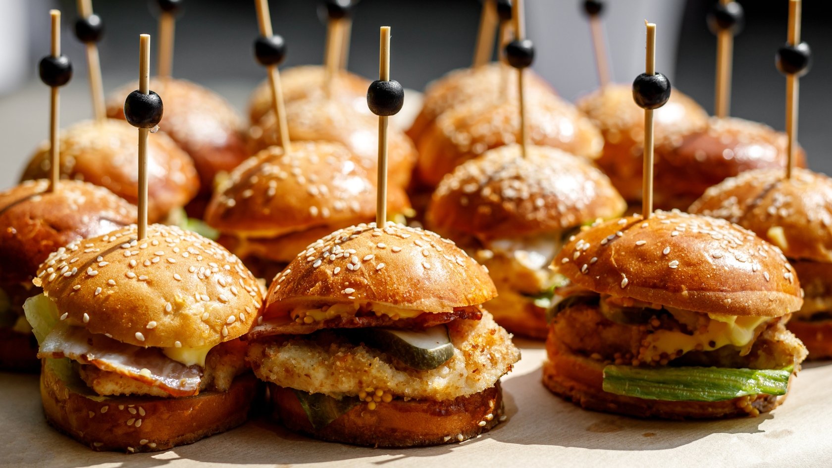mini burger sliders