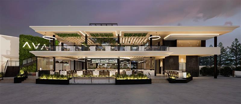 AVA Rooftop Bar Rendering Philadelphia