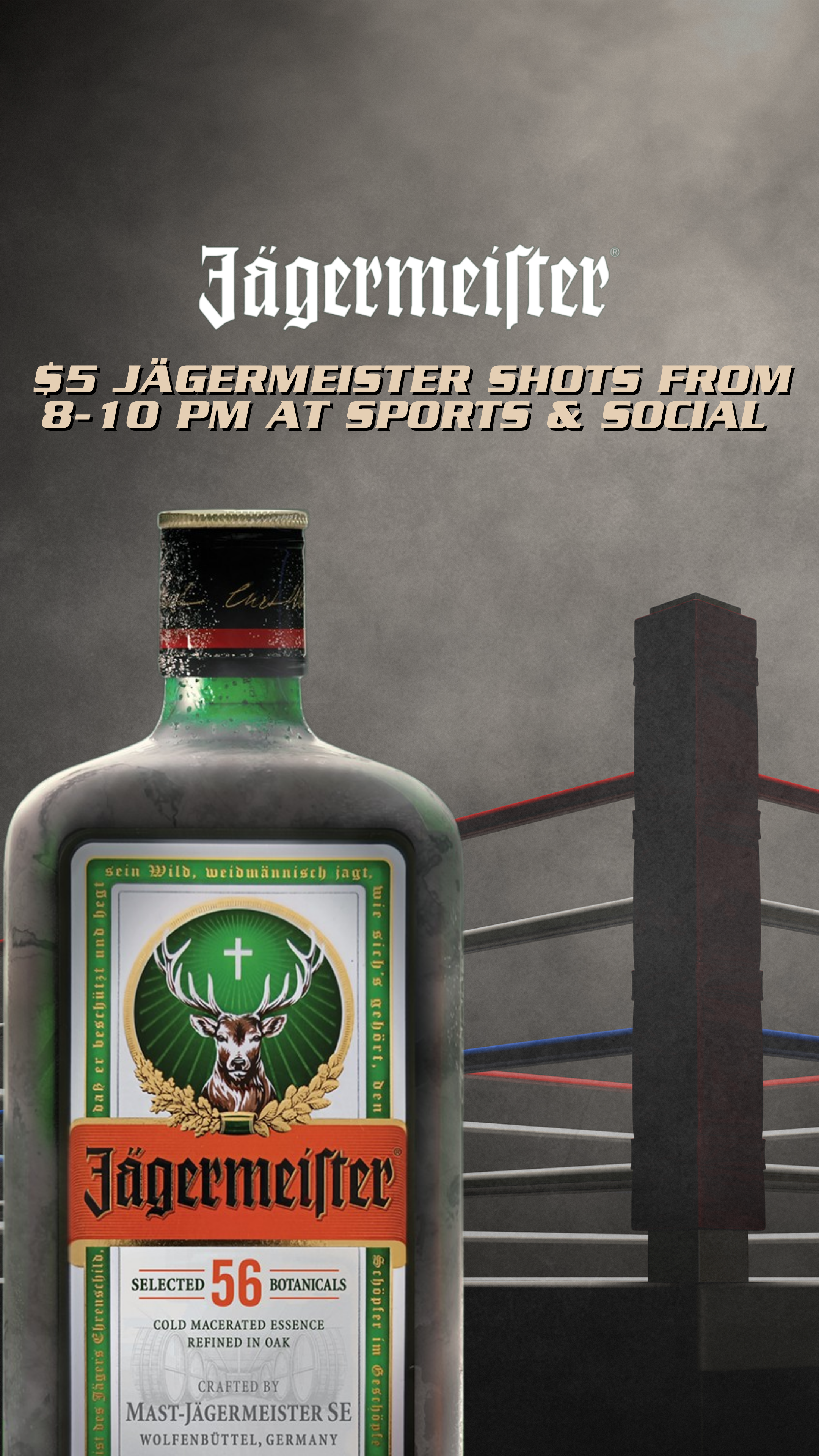 $5 Jägermeister Shots