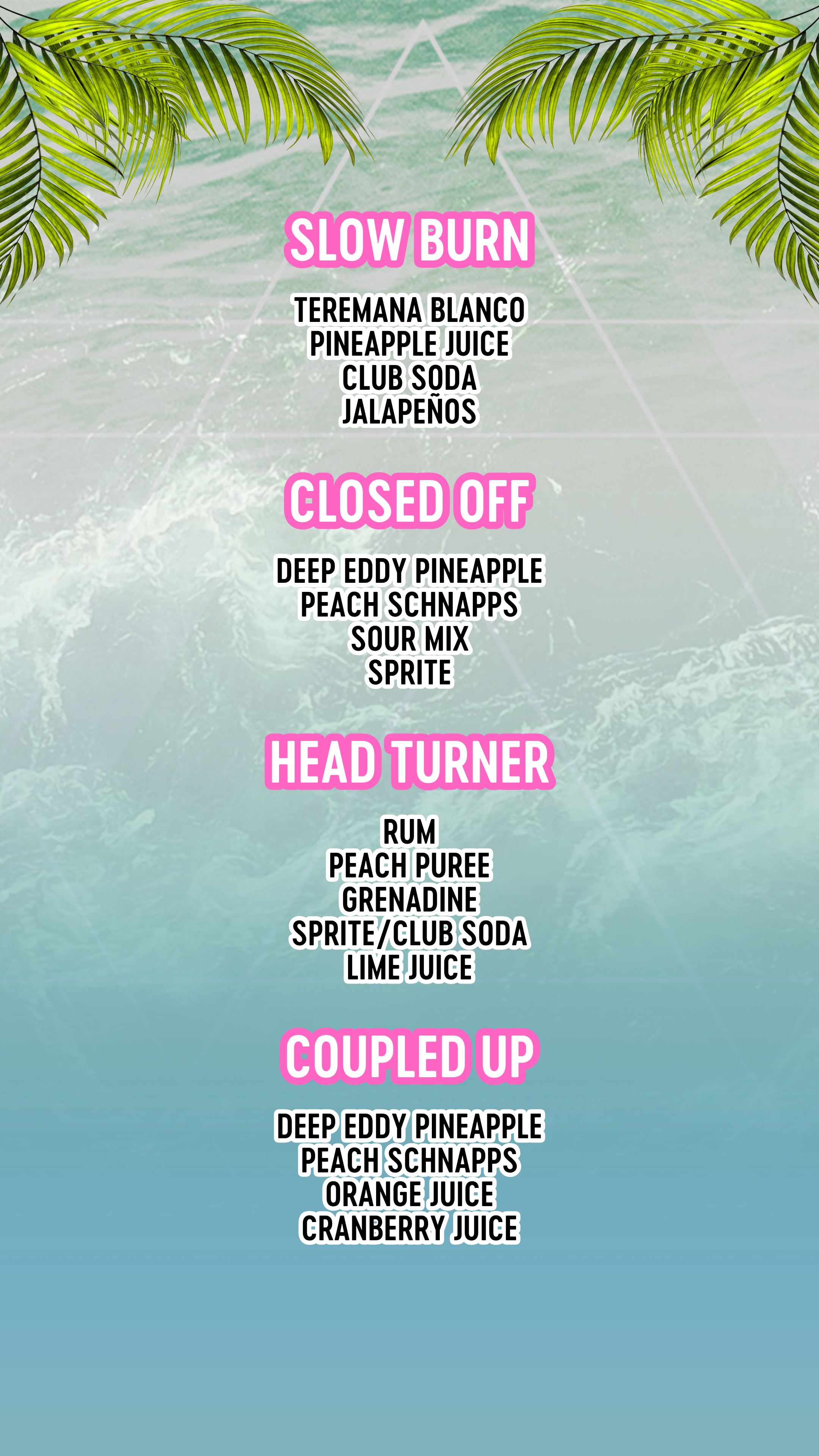 Enjoy themed drinks with the premiere on June 2!