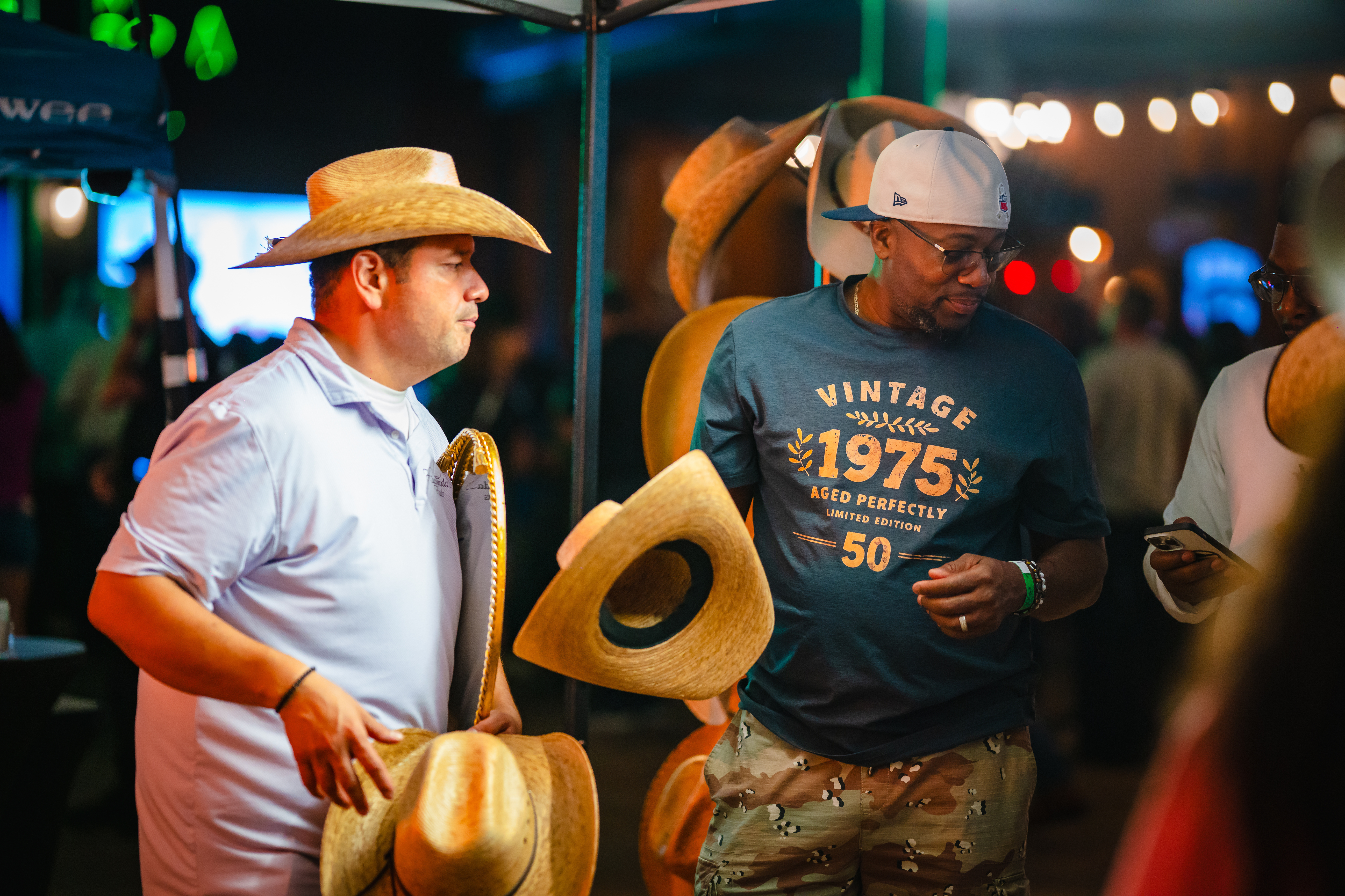 hacienda hats will be there for purchase