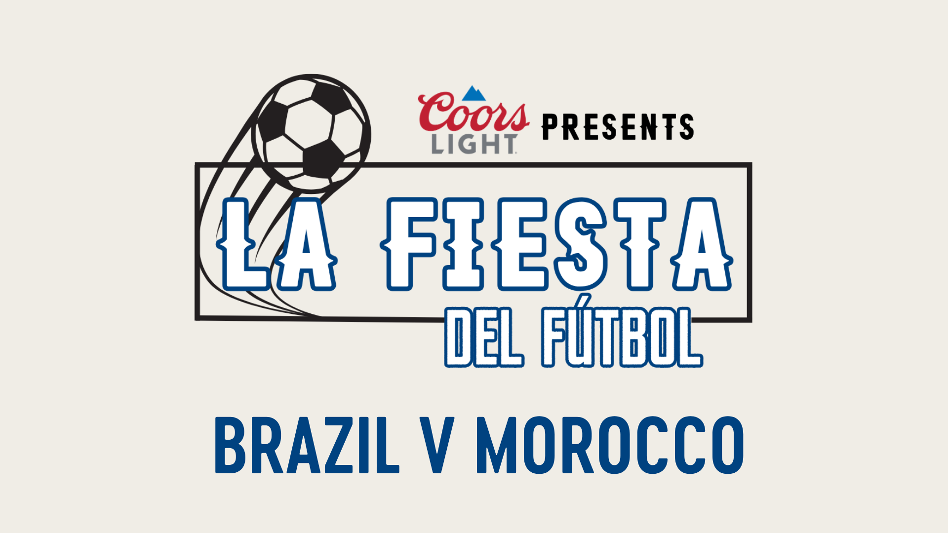 Match Day Live Brazil v Morocco