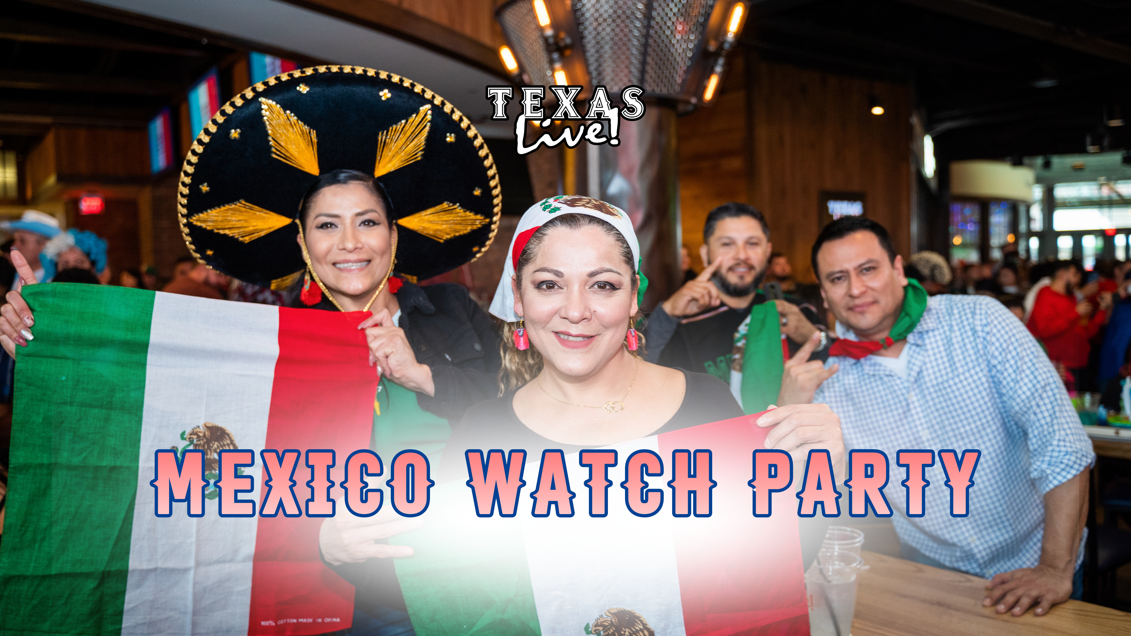 Watch the match on 100 ft media wall on Wednesday, June 24 at Texas Live!