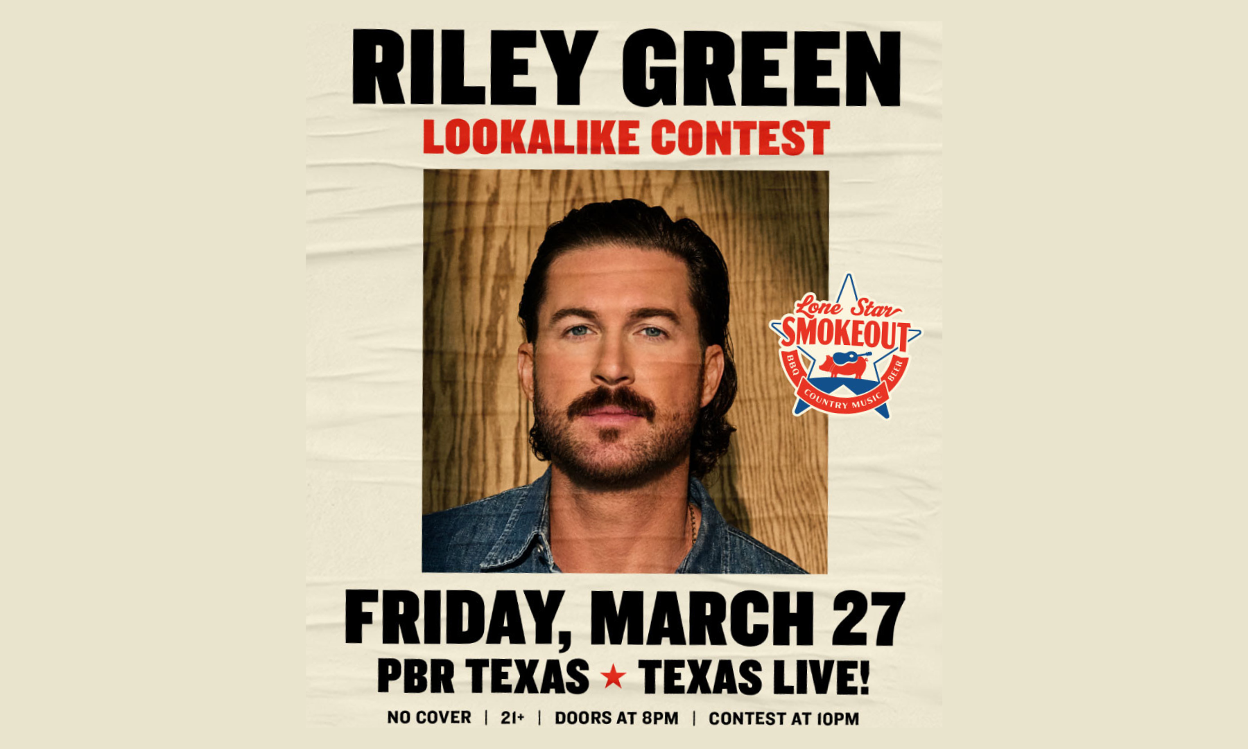 Riley Green Lookalike Contest info