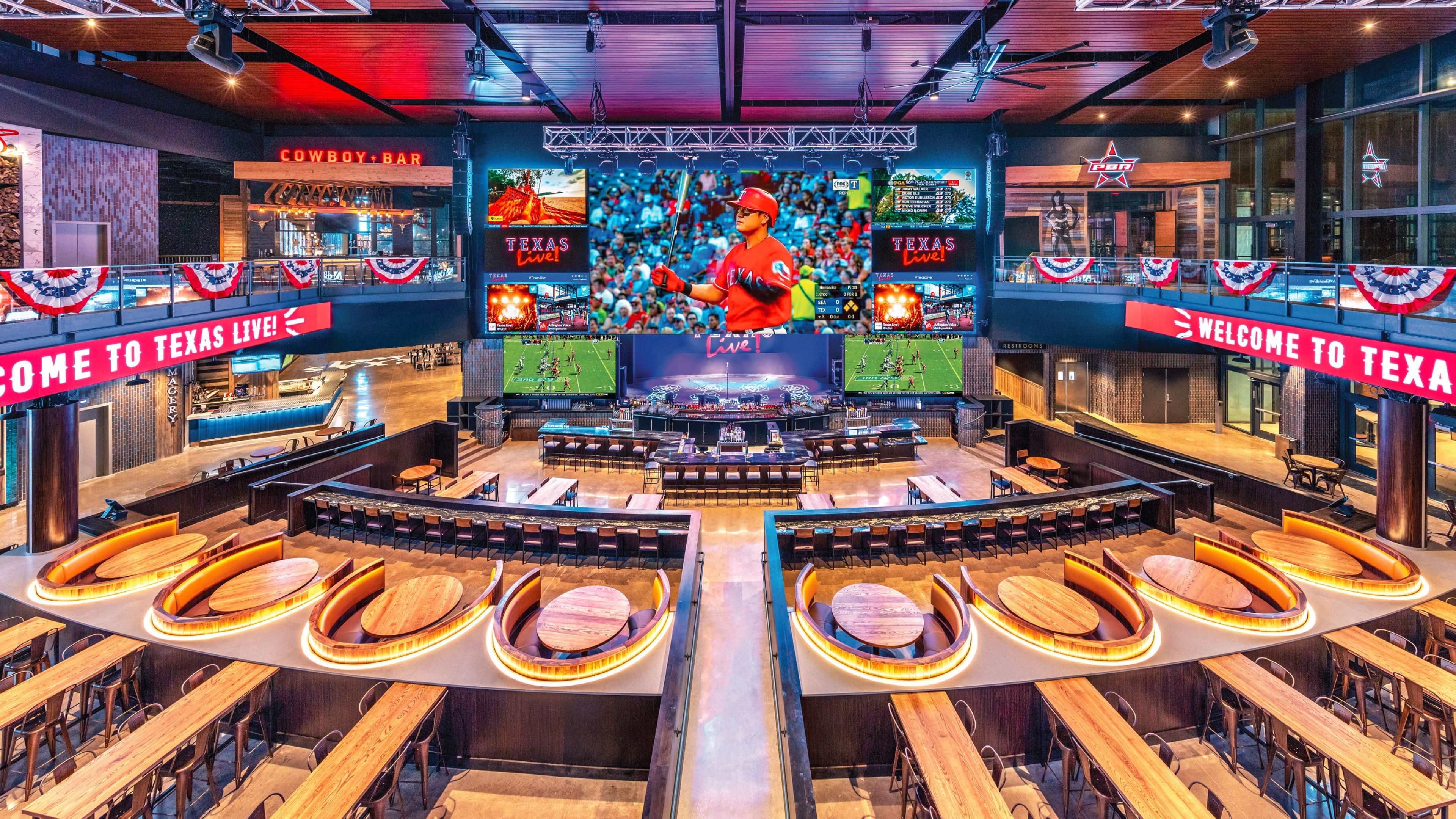 LIVE! ARENA - Key Ft - 100 ft Screen Sports Viewing