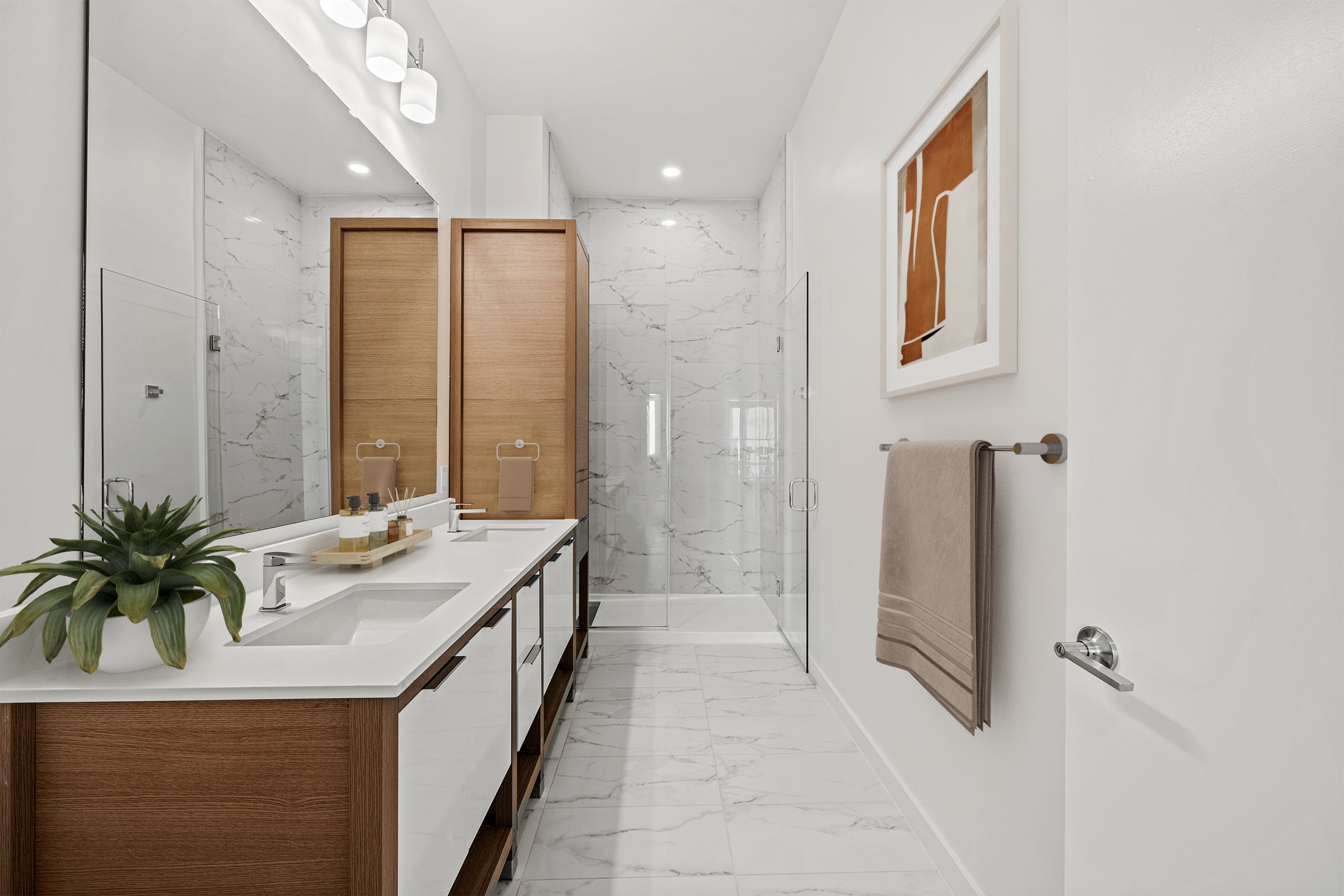 Furnished bathroom at One Rangers Way