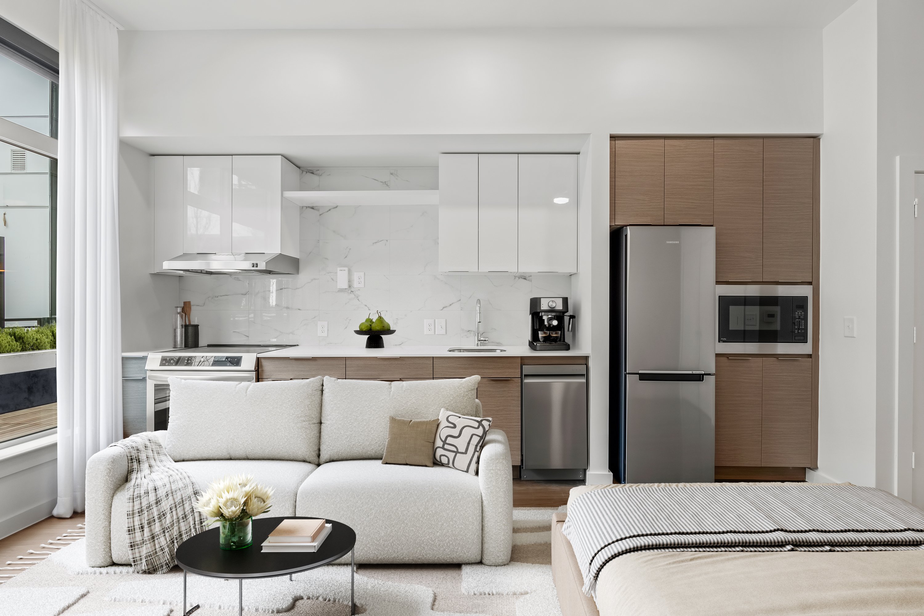 Furnished kitchen at One Rangers Way