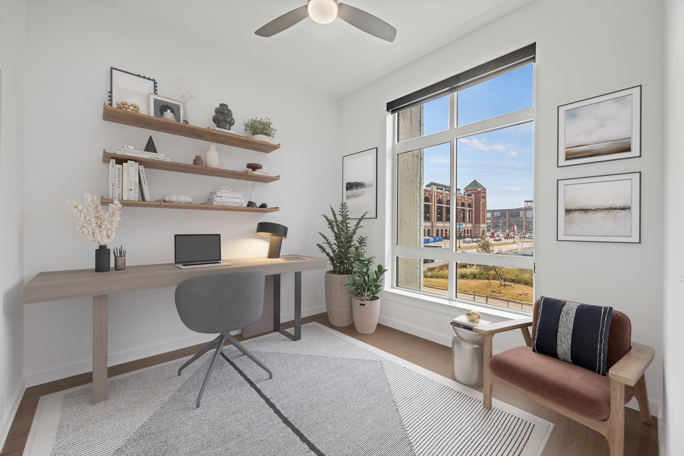 Modern furnished office