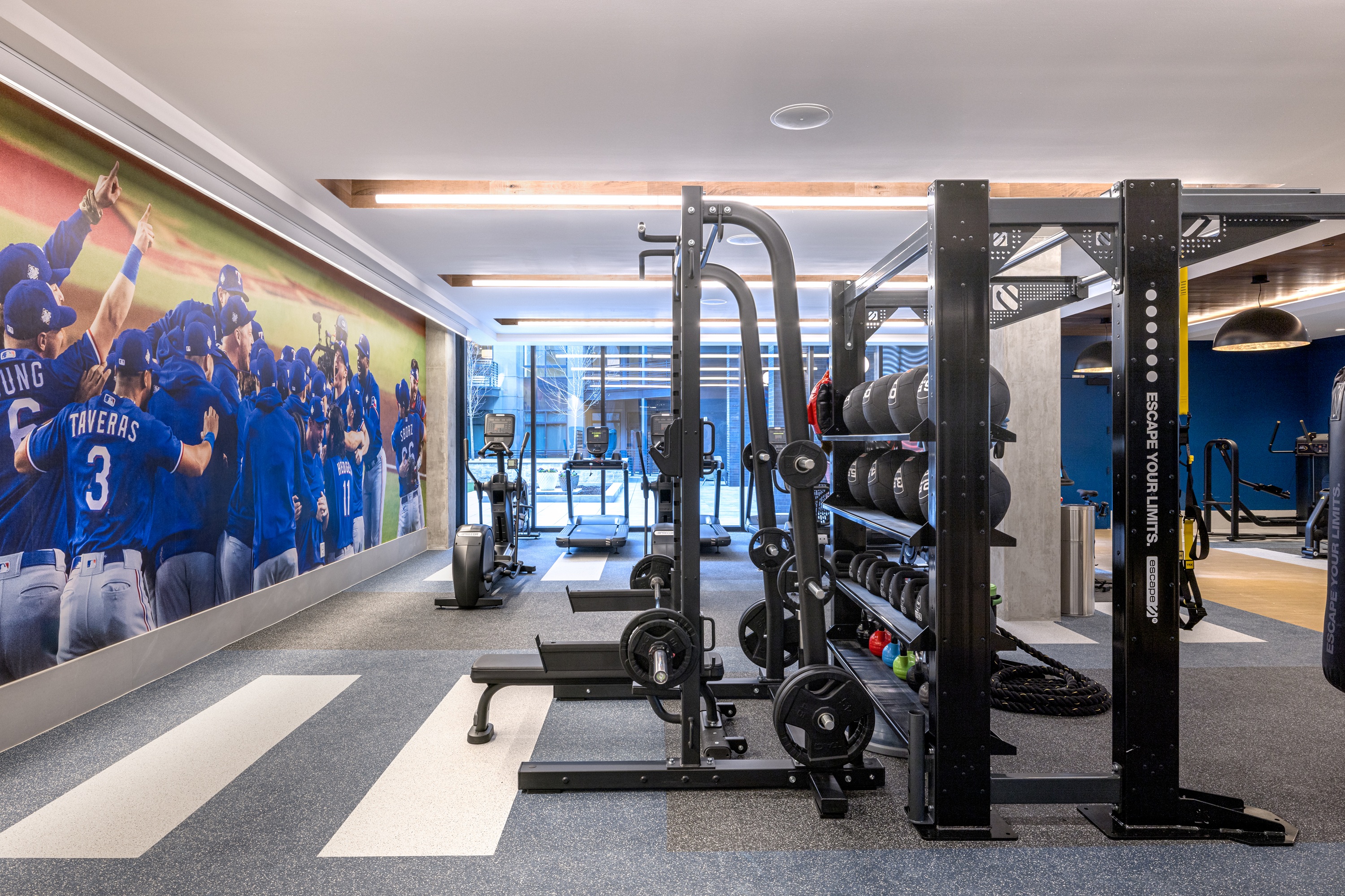 State of the art fitness center at One Rangers Way