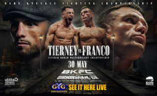 BKFC 90 BIRMINGHAM TIERNY vs FRANCO