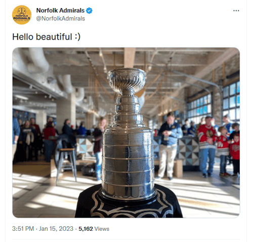 Stanley Cup at Waterside District Harbor Club