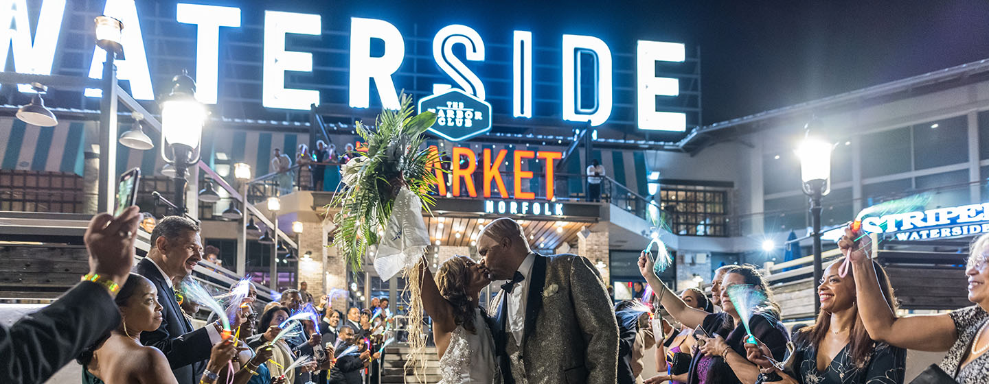 Waterside District Harris Wedding Norfolk VA