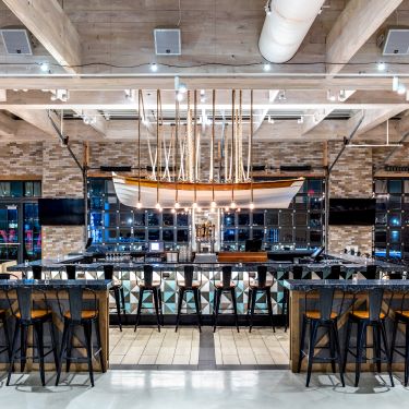 Interior view of The Harbor Club.