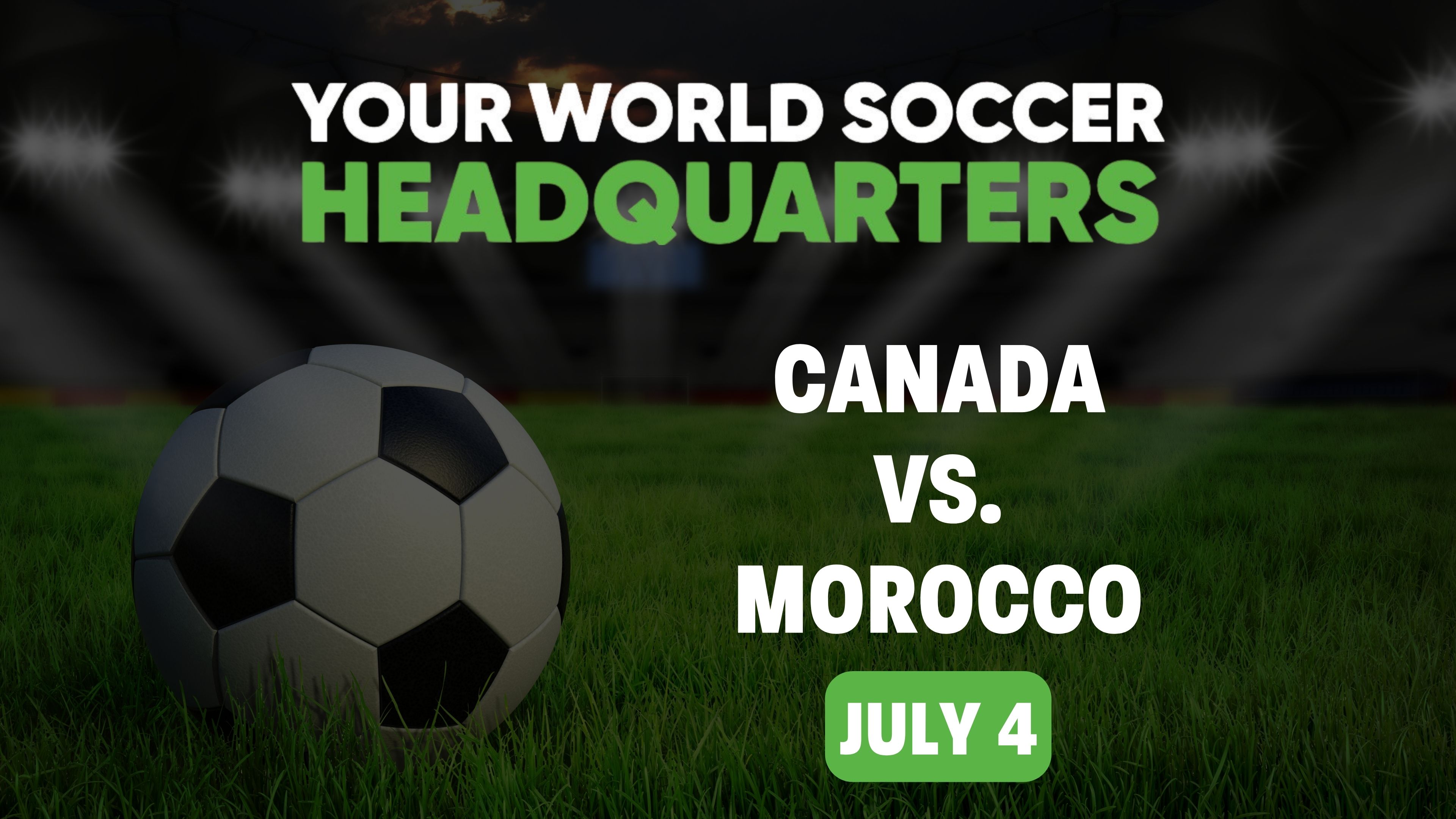 Canada vs Morocco