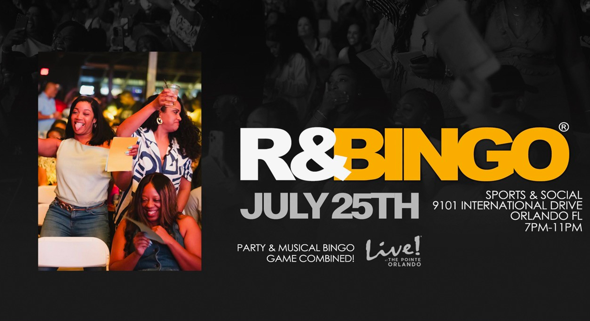 Music trivia event for R&Bingo