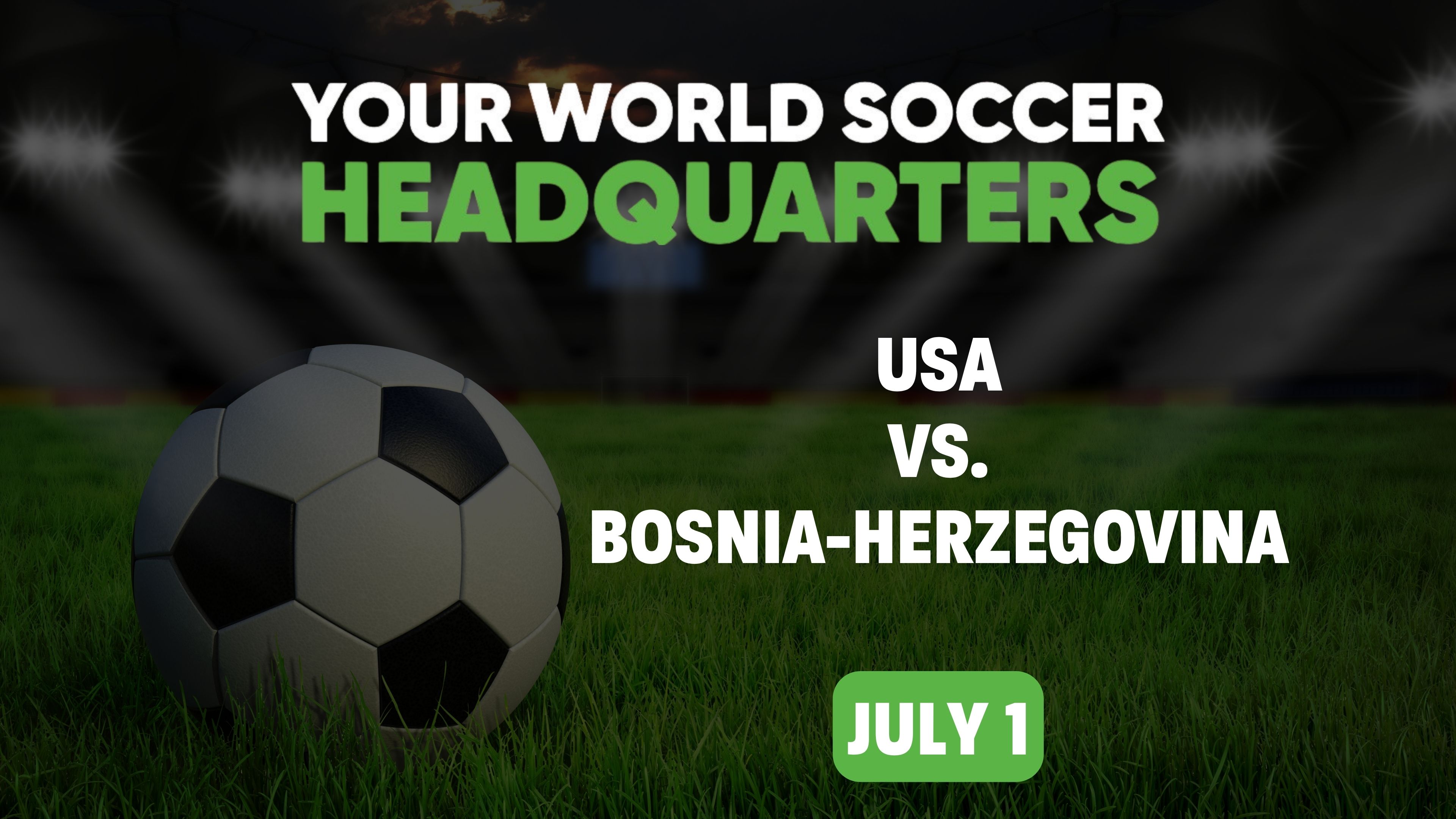 USA vs Bosnia-Herzegovina